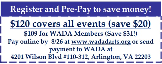 Register and Pre-Pay to save money!